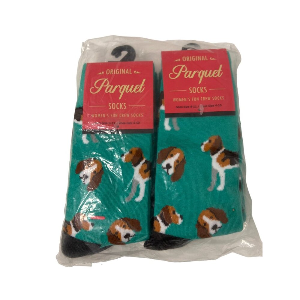 Bundle of Six Dog Print Socks